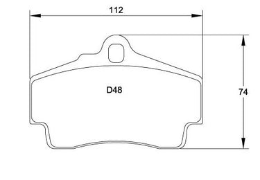 Race Technologies RS45 Brake Pad 2283.15.5.RS45
